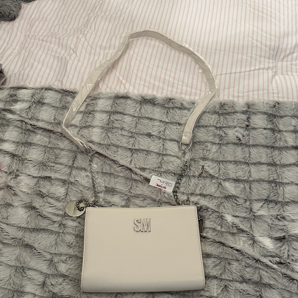 Steve Madden Cream Crossbody Bag